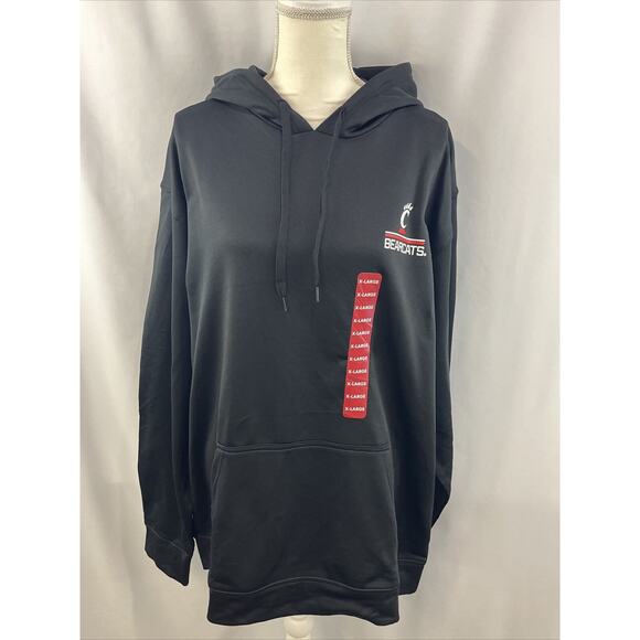 Champion Men’s Cincinnati Bearcats Black Hoodie Sweatshirt XL NWT - Picture 1 of 11